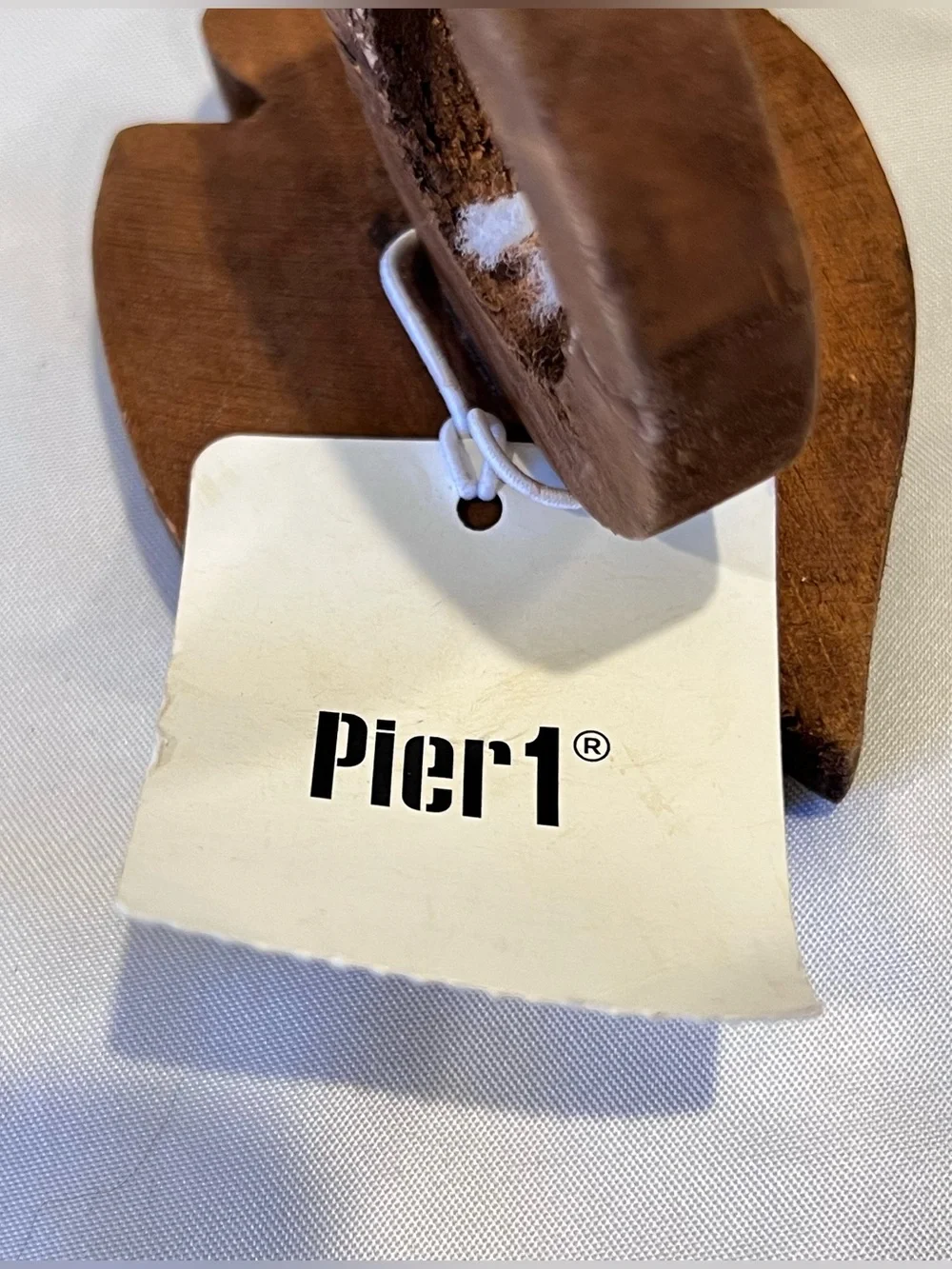 Pier 1 Wooden Fish Napkin Rings Set of 6 New With Tags